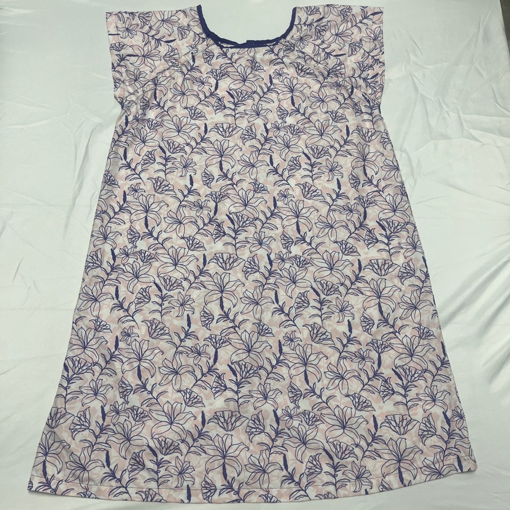 Maternity Hospital Gown Floral Nursing Breastfeeding Snap - Picture 3 of 7